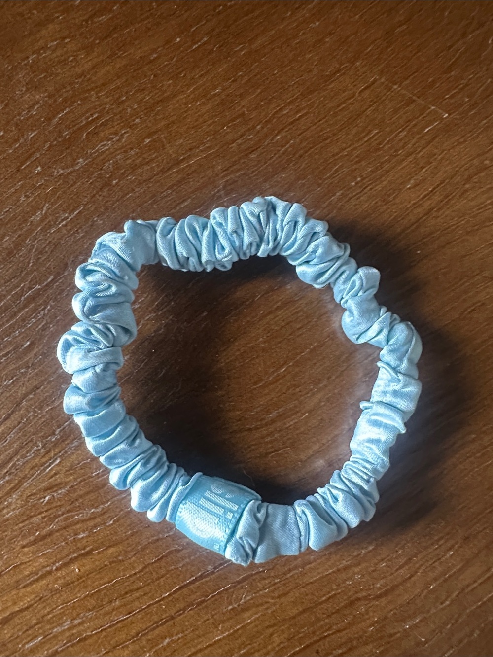 Slip silk hair tie light blue